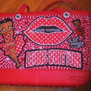 BOGG BAG Red Graphic Tote